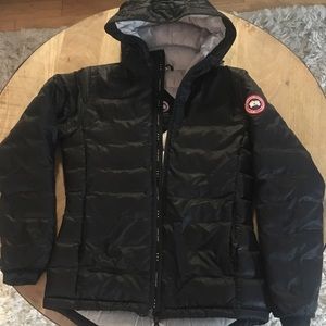 Canada Goose Black Camp Hooded Jacket